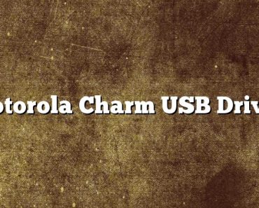 Motorola Charm USB Driver