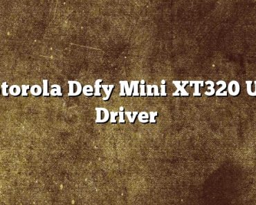 Motorola Defy Mini XT320 USB Driver