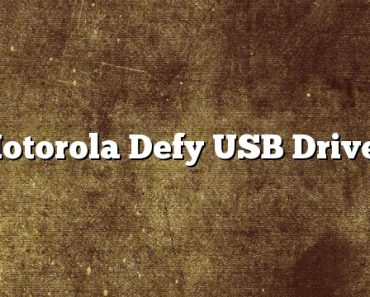 Motorola Defy USB Driver