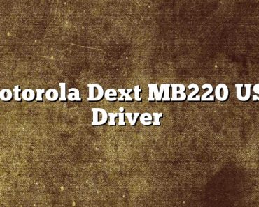 Motorola Dext MB220 USB Driver