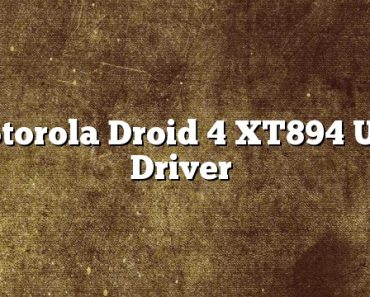 Motorola Droid 4 XT894 USB Driver