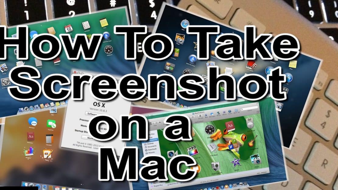 how to take screenshot on mac and save picture
