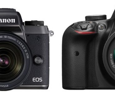 Canon M5 vs Nikon D3400