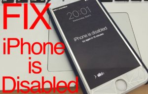 How To Undisable An iPhone