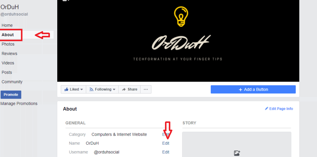 how often can you change a facebook business page name