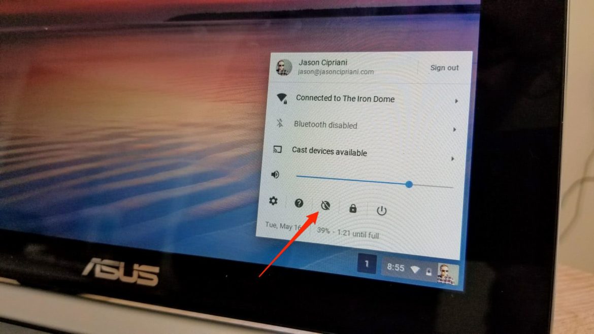 Chromebook How To Turn On Night Mode On Chrome OS