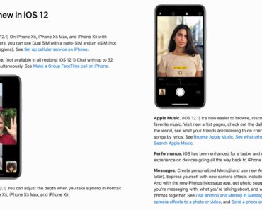 iOS 12.1 user guide, Apple publishes full iOS 12.1 iPhone user guide, confirming Group FaceTime, dual-SIM & more