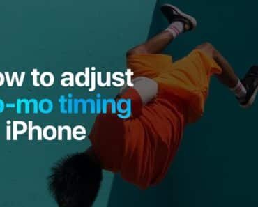 iPhone: How To Adjust Slo Mo Timing