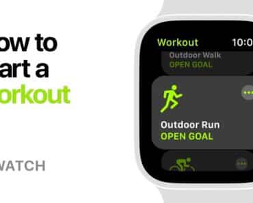 How To Do A Workout With Apple Watch Series 4