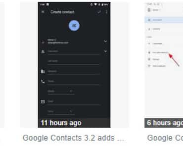 Google Contacts 3.2.4 Update Brings Dark Theme Mode