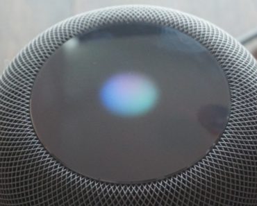 An image of Apple's HomePod attached to a tutorial outlining how to use gesture controls on HomePod.