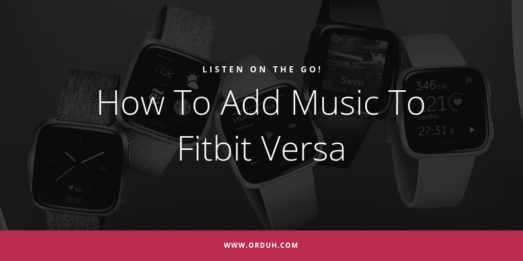 how to add music on fitbit versa